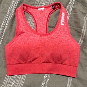 Gymshark red ombre sports bra